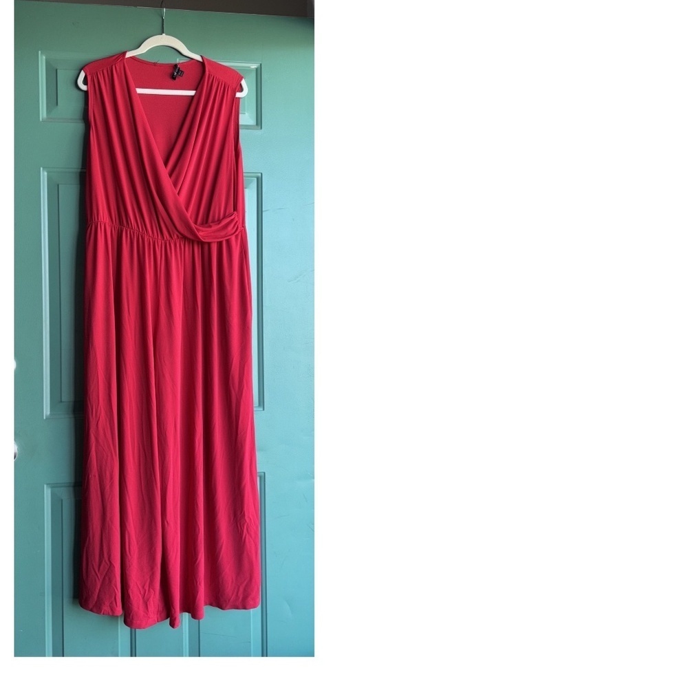 Lane Bryant 18/20 bright red jumpsuit romper
